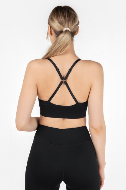 Seamless Bralette - Sports bh for dame - Rød - Famme