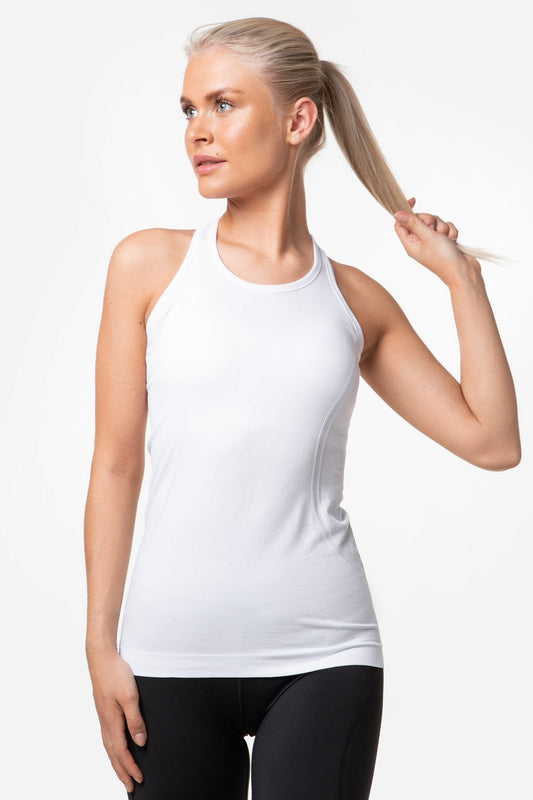 White Tech Tank Top - for dame - Famme - Top